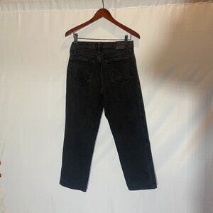 Black Lucky Brand Authentic Straight Crop Jeans Women's size 8/29
